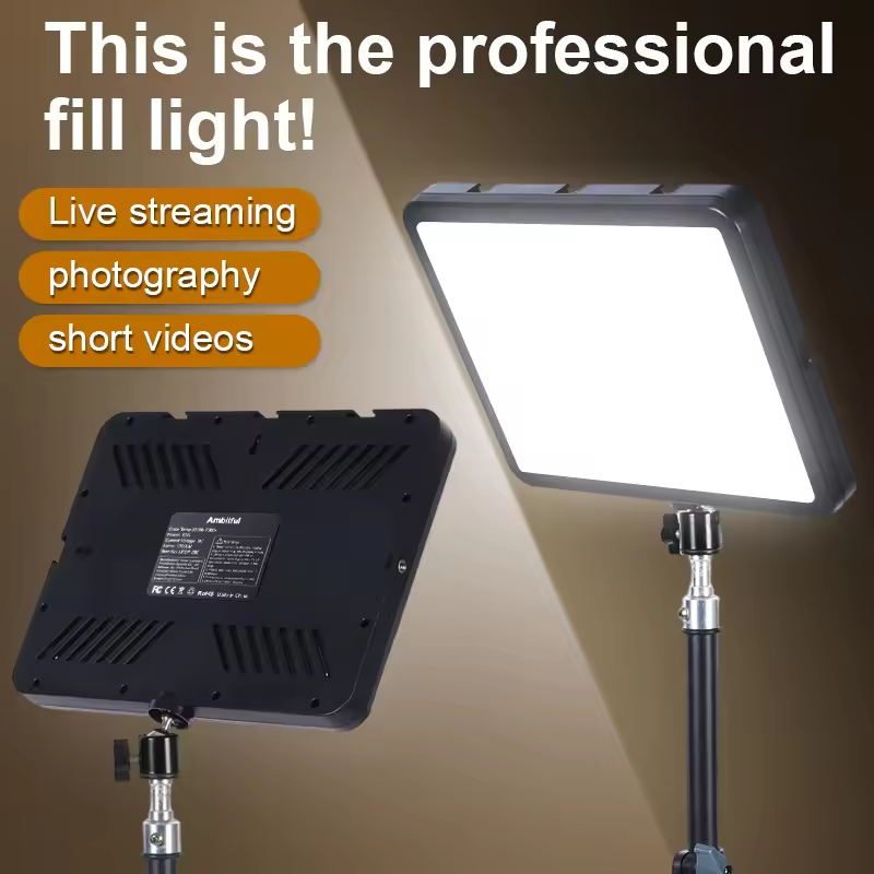 Photography Lighting Continuous - Ambitful 280 LED Videolamp 2800K-7000K Paneellamp