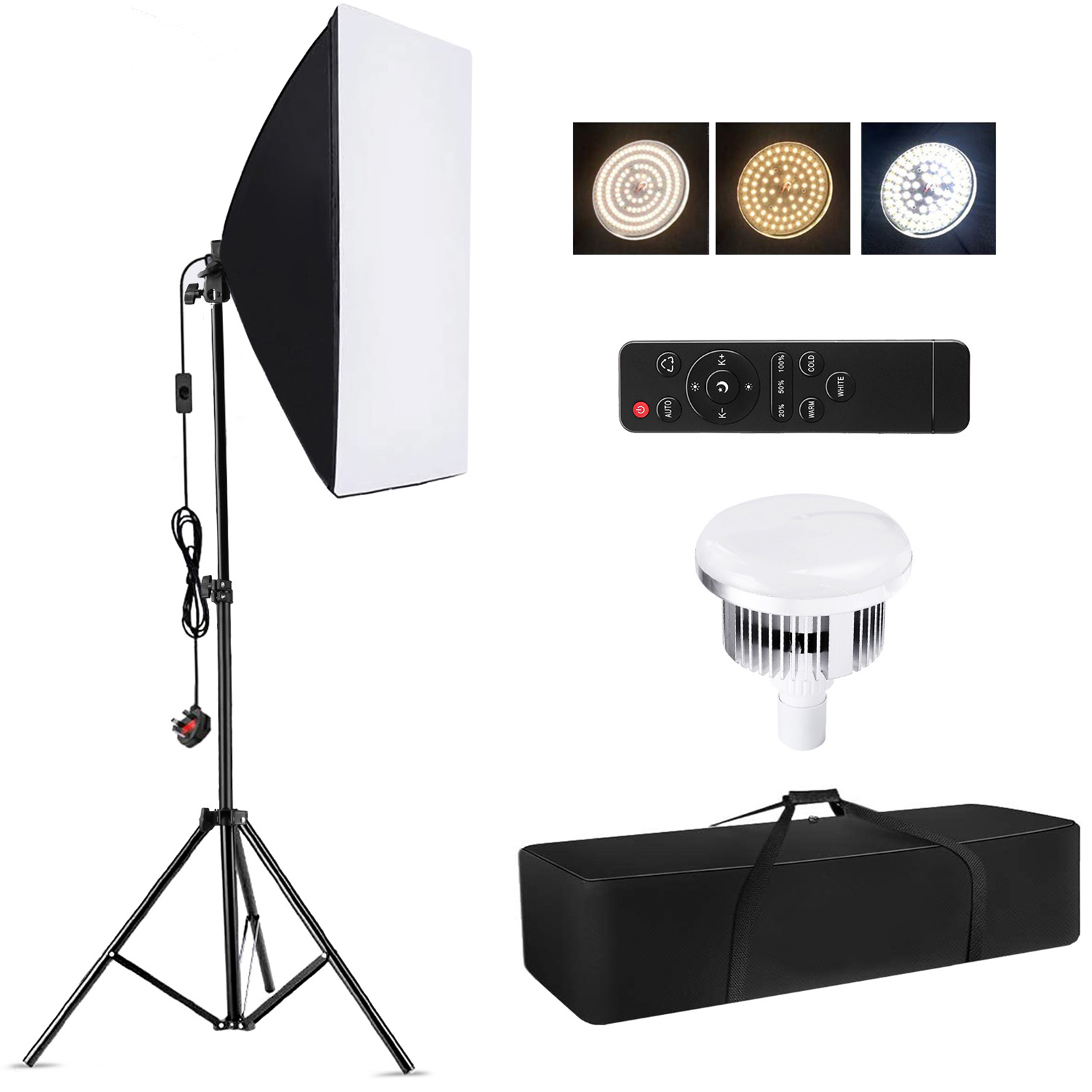 Photography Lighting Set Up - Camnoon Studio Fotografie Lichtset Softbox Verlichtingsset