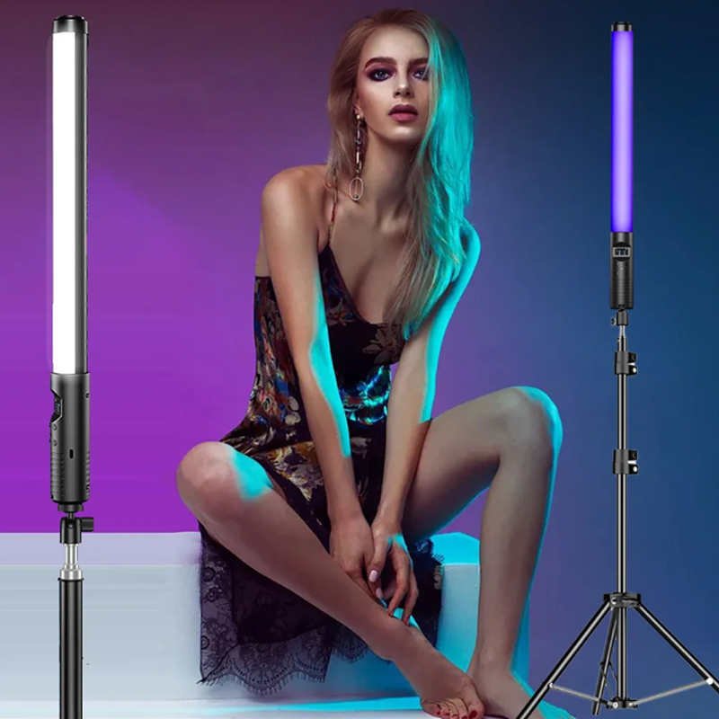 Photography Lighting Wand - RGB glowstick party driekleurige LED-lamp opvullicht