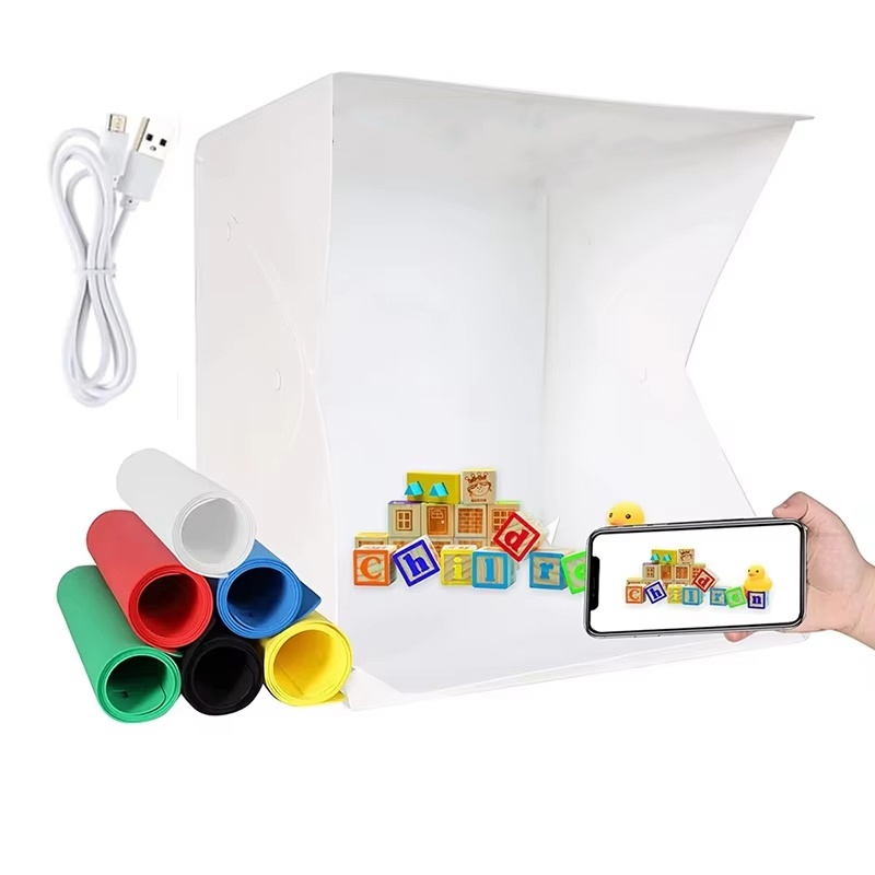 Photography Lighting Set Up - Vouwbare Lichtbox Draagbare Fotografie LED Fotostudio
