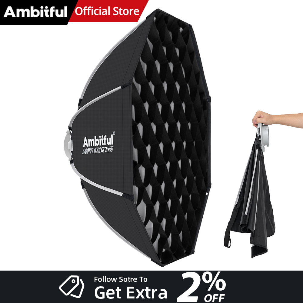 Photography Lighting Set Up - AMBITFUL Q7II 55/65/90cm Bowens Mount Octagonale