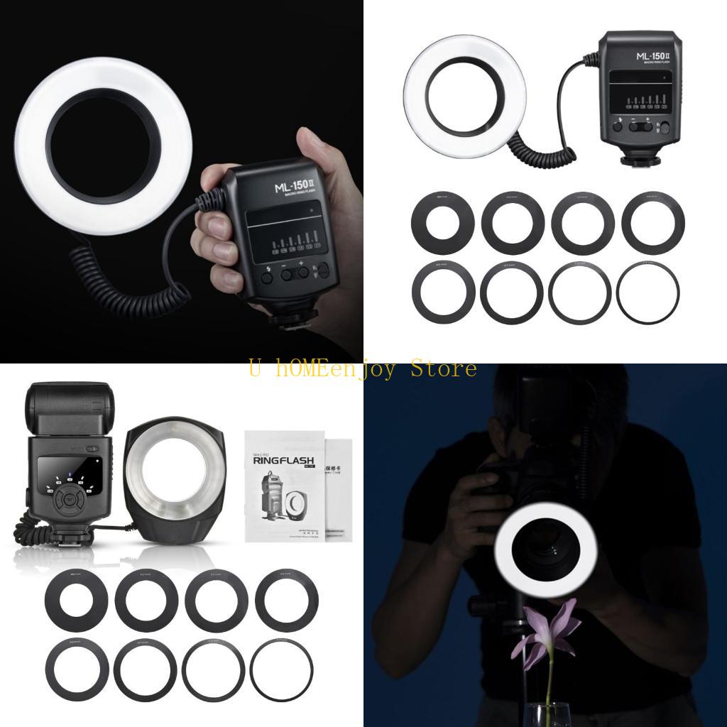 Photography Lighting Flash - B0KF Draagbare LED-ringen Flitser Kleine LED-ringen