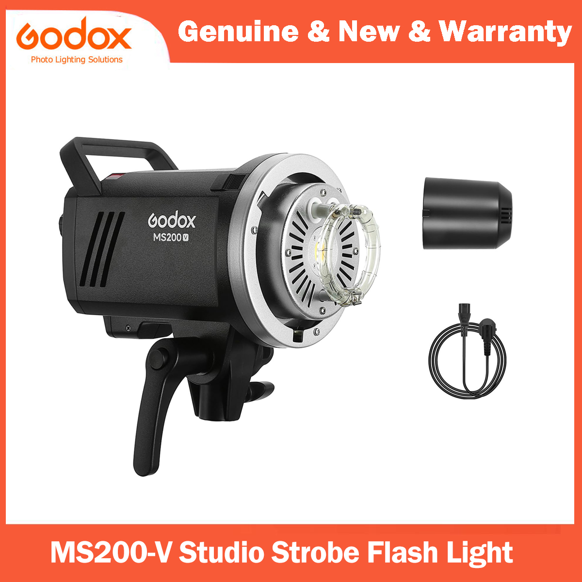 Photography Lighting Portrait - Godox MS200V Studio Strobe Flitslicht 200W