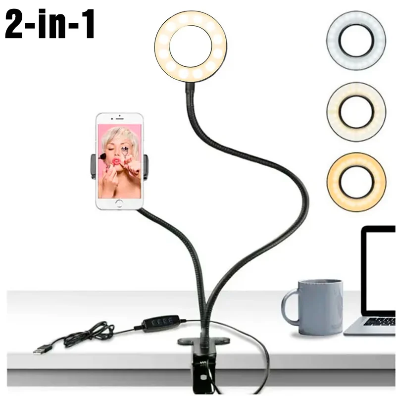 Photography Lighting Wand - Universele Flexibele Mobiele Telefoonhouder Met Selfie