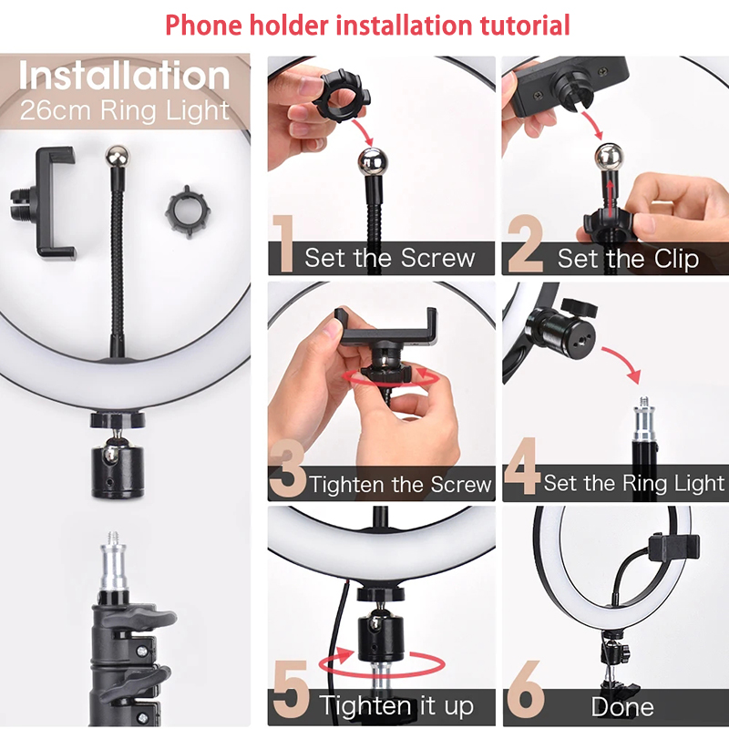 16/26/33cm Selfie Ring Licht F - Photography Lighting Continuous recensie en prijs