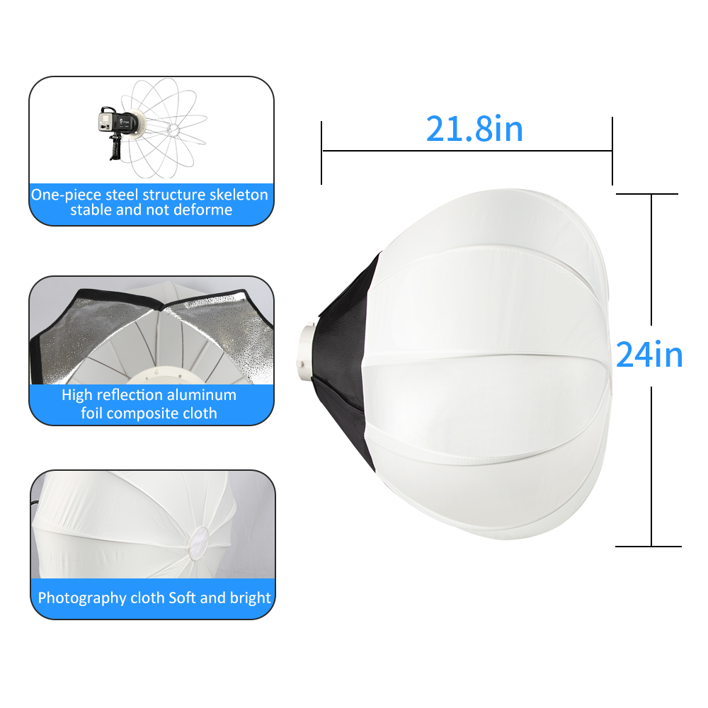 115W Verlichting 65cm Globe La - Globe Modifier Round recensie en prijs