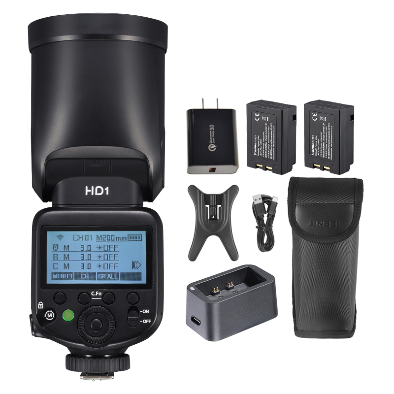JINBEI HD-1 Ronde kop HSS Spee - Photography Lighting Flash recensie en prijs