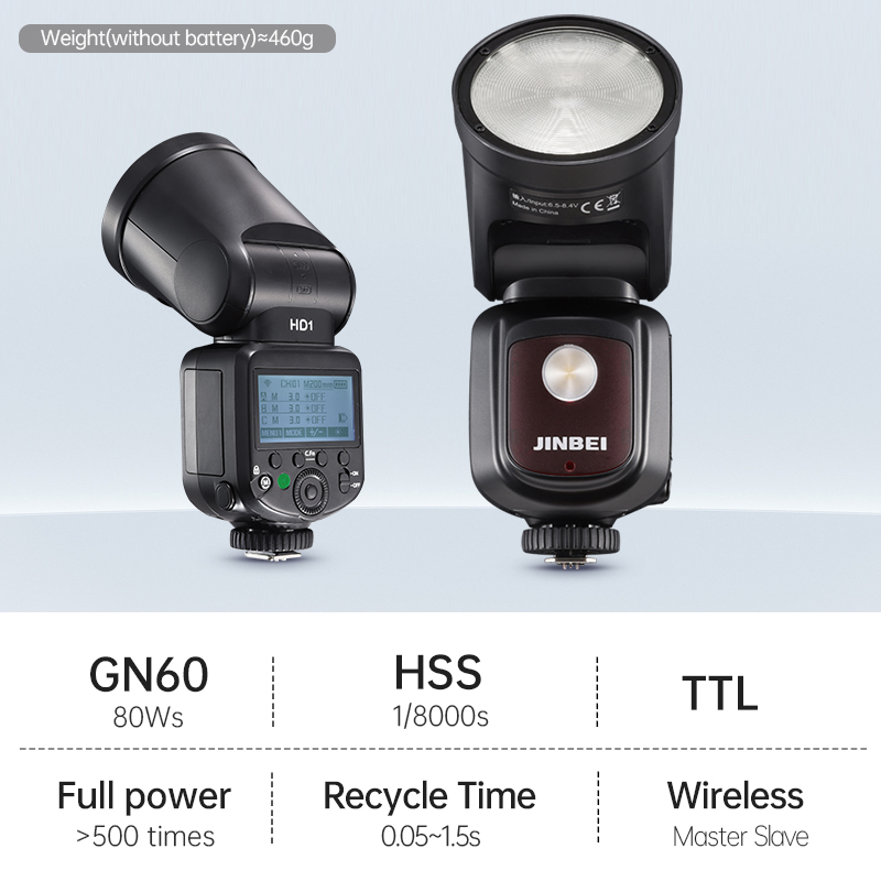 JINBEI HD-1 Ronde kop HSS Spee - Photography Lighting Flash recensie en prijs