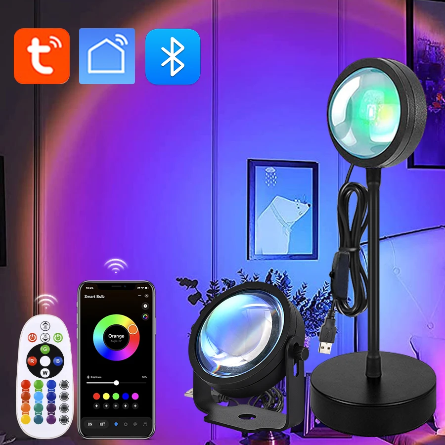 Tuya Smart Sunset Projectorlam - Photography Lighting Mood recensie en prijs
