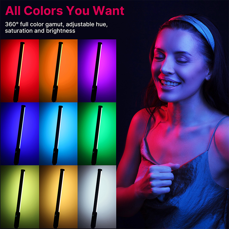 Ulanzi VL119 Handheld RGB Kleu - Photography Lighting Wand recensie en prijs