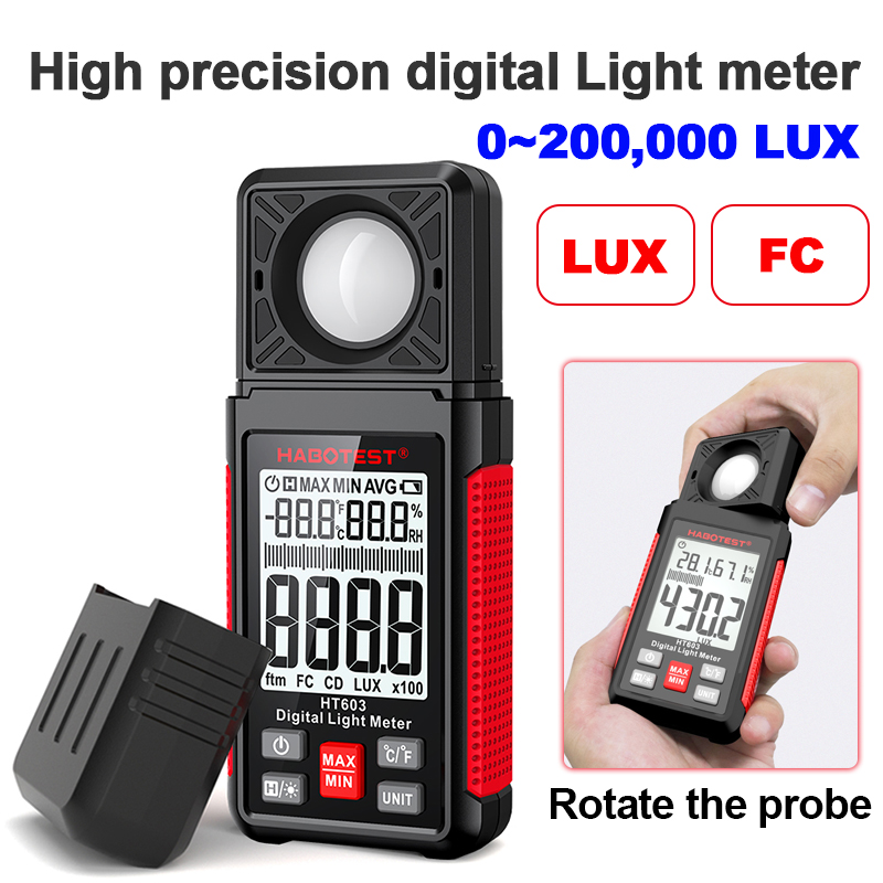 HT603 Digitale Luxmeter 0~200. - Photography Lighting Indoor recensie en prijs