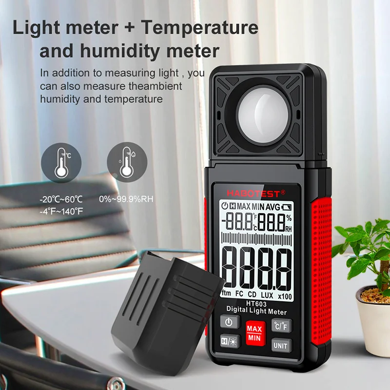 HT603 Digitale Luxmeter 0~200. - Photography Lighting Indoor recensie en prijs
