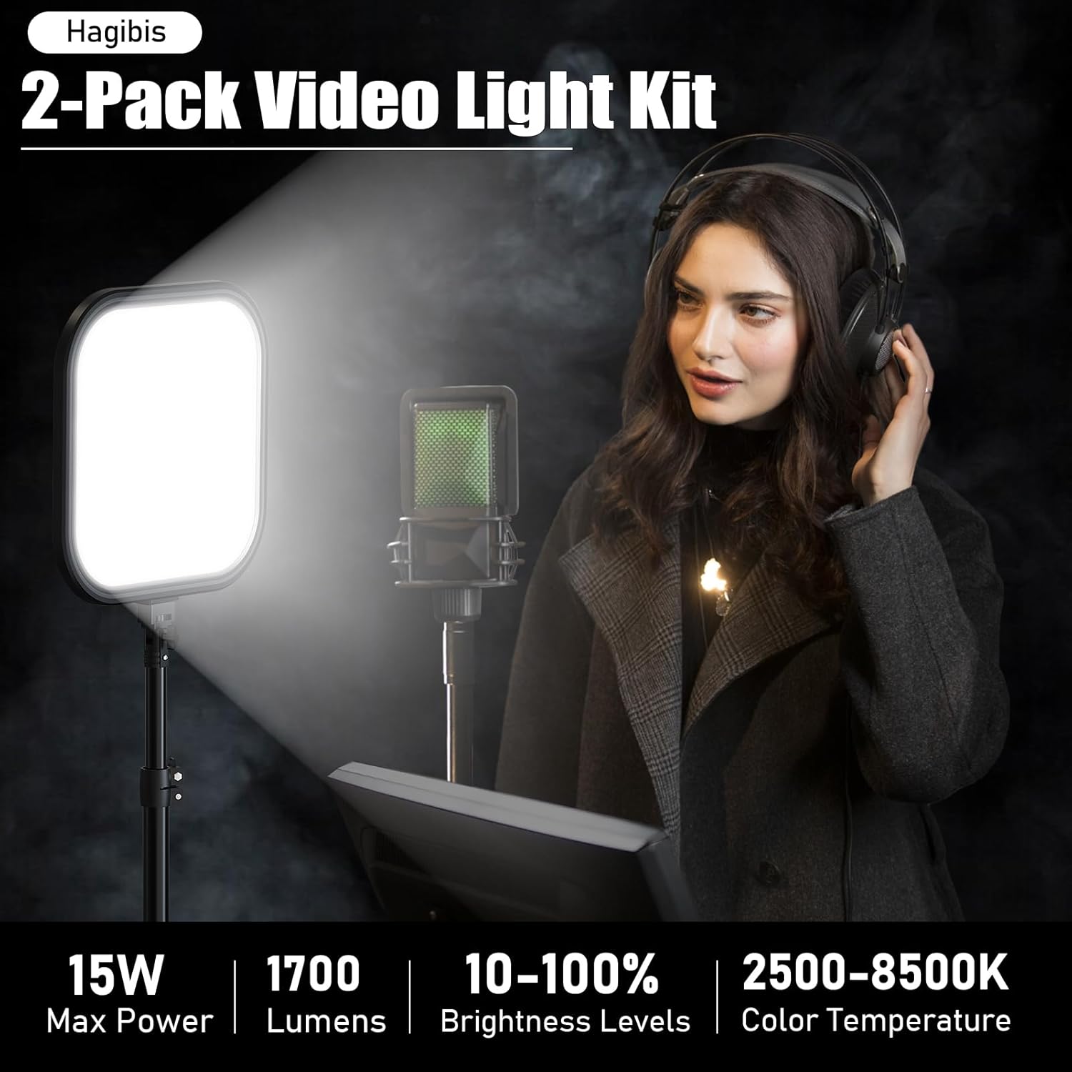2-pack LED Videolamp Set 15W 7 - Altson Photography Video Lighting Kit recensie en prijs