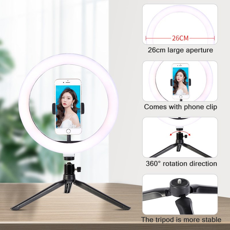 26 cm 10 inch Led Ring Selfie  - Photography Lighting Set Up recensie en prijs