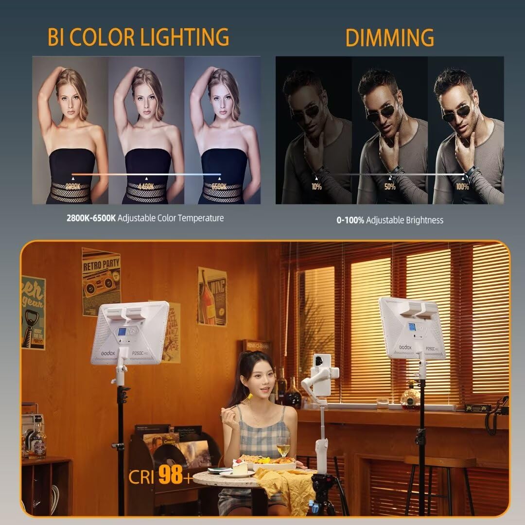 Godox P260C Pro LED-videolampp - Photography Lighting Continuous recensie en prijs