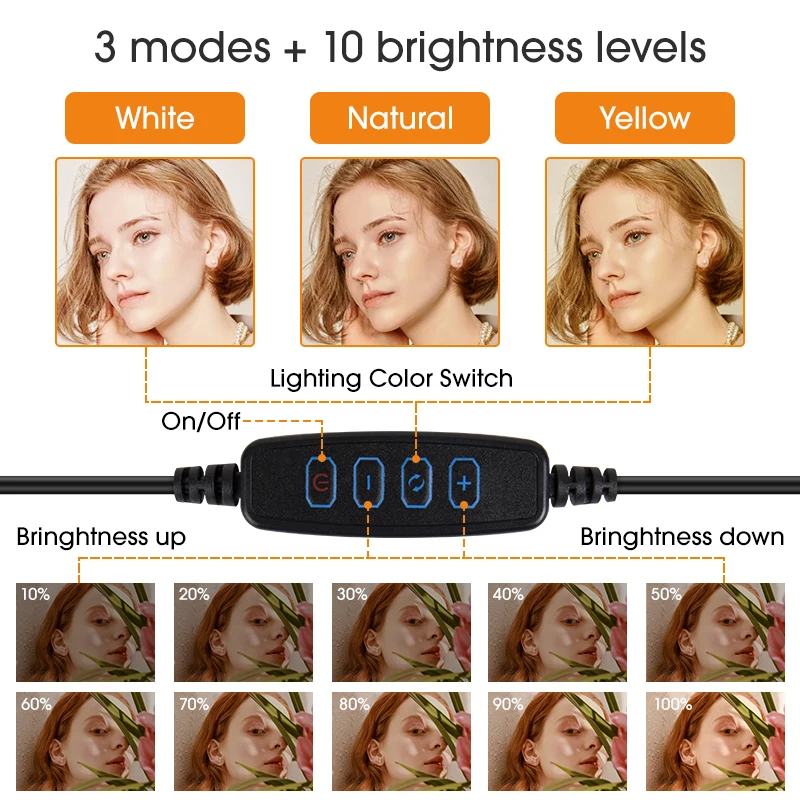 10 inch LED Selfie Ringlicht C - Photography Lighting Set Up recensie en prijs