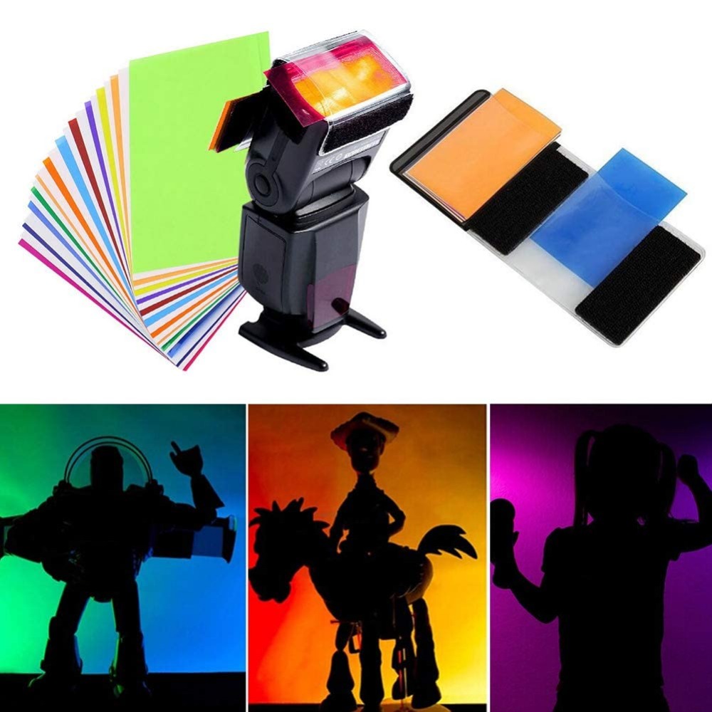 12 kleuren cameraflitsgels ver - Photography Lighting Flash recensie en prijs