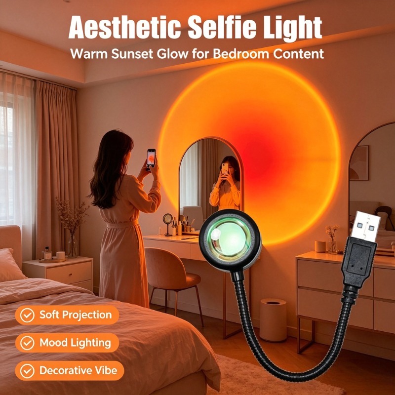 USB-zonsonderganglamp, estheti - Photography Lighting Mood recensie en prijs