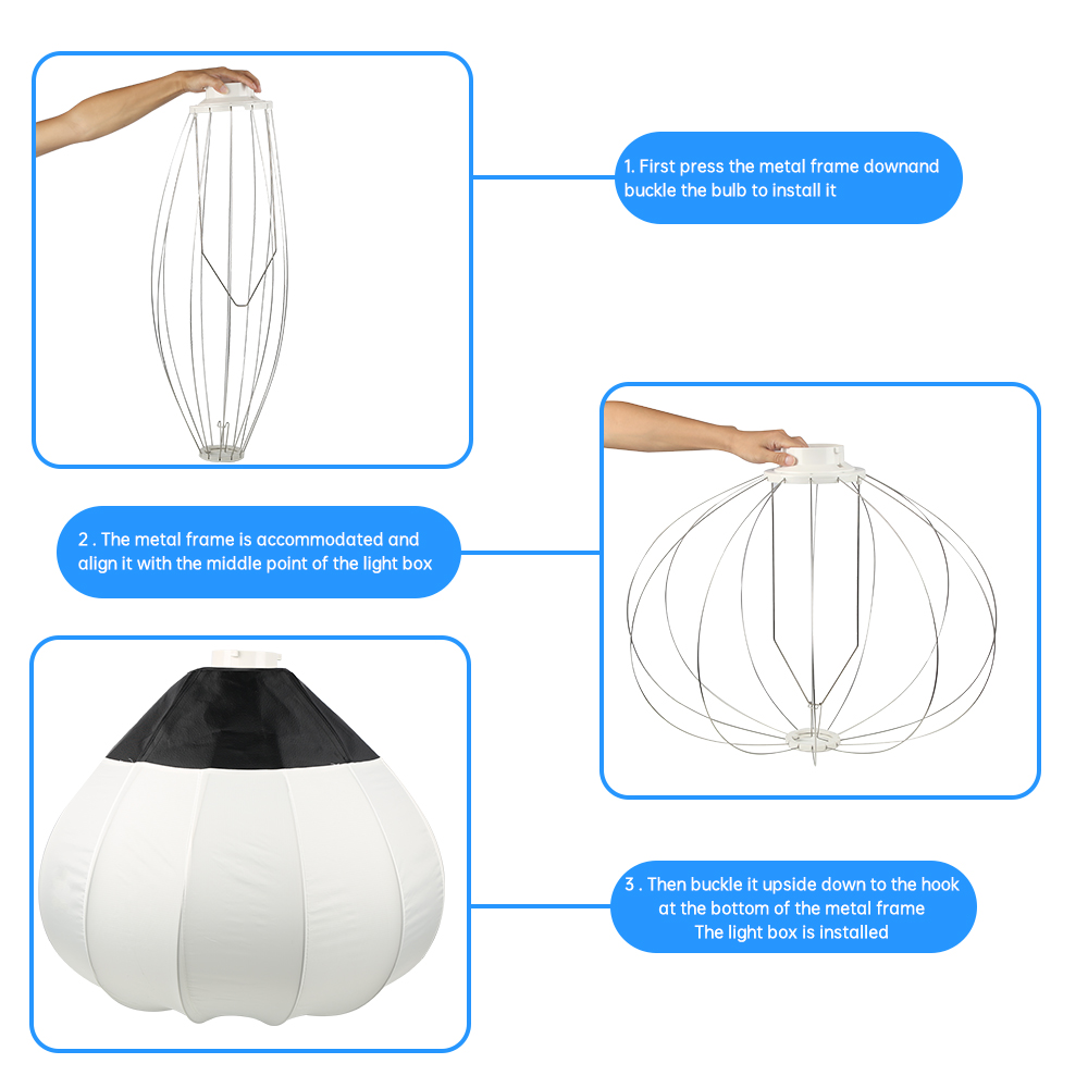 65cm Globe Lantern Softbox Bow - Globe Modifier Round recensie en prijs