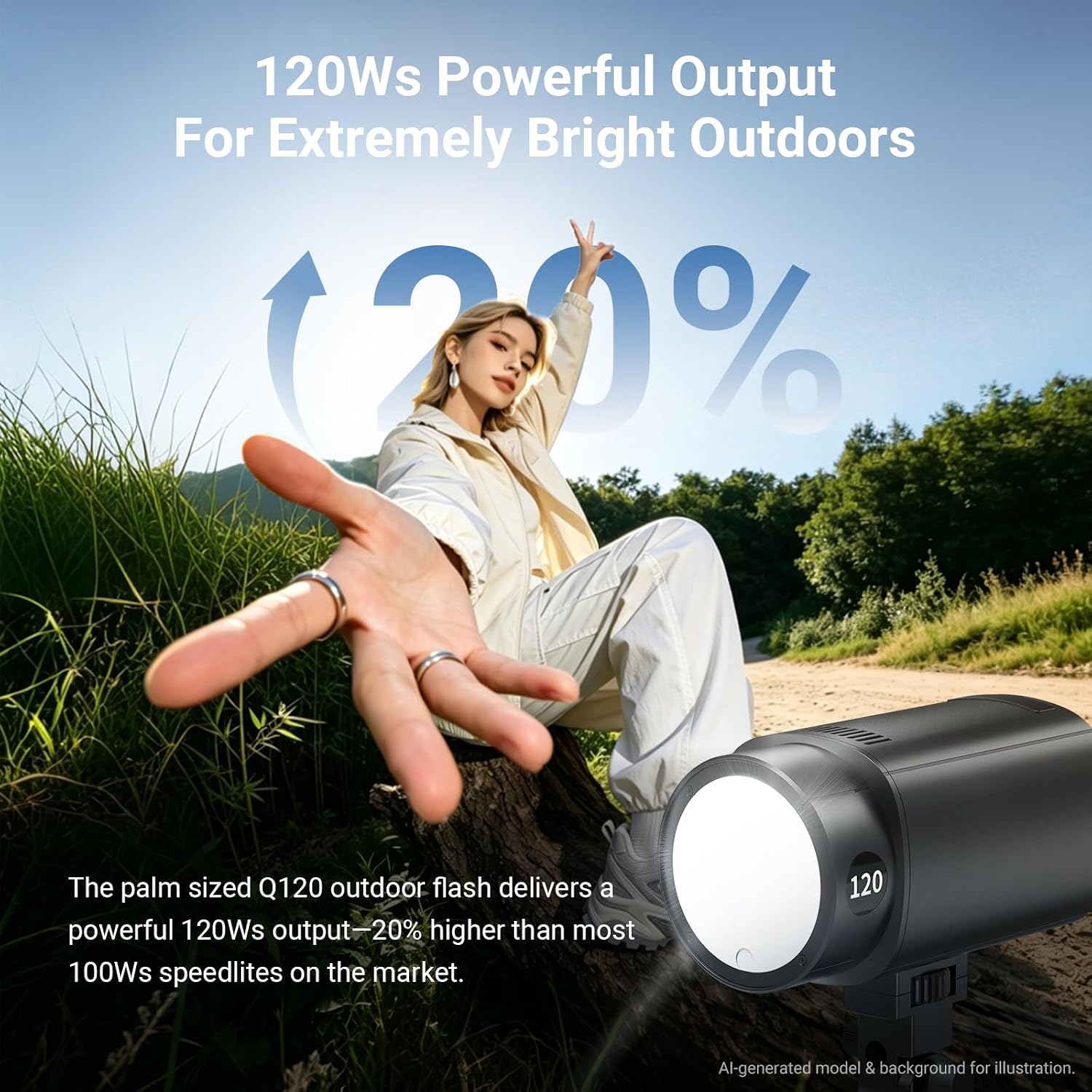 NEEWER Q120 120Ws 2.4G TTL bui - Portable Strobe Monolight recensie en prijs
