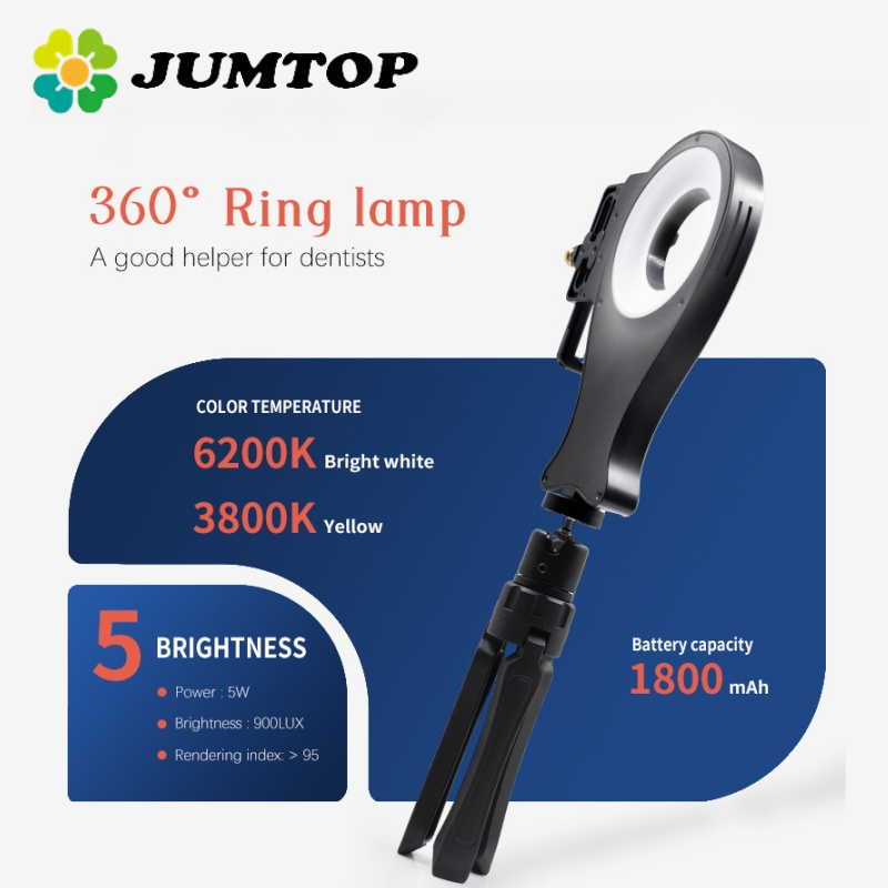 JUMTOP Draagbare tandfotografi - Photography Lighting Lamp recensie en prijs